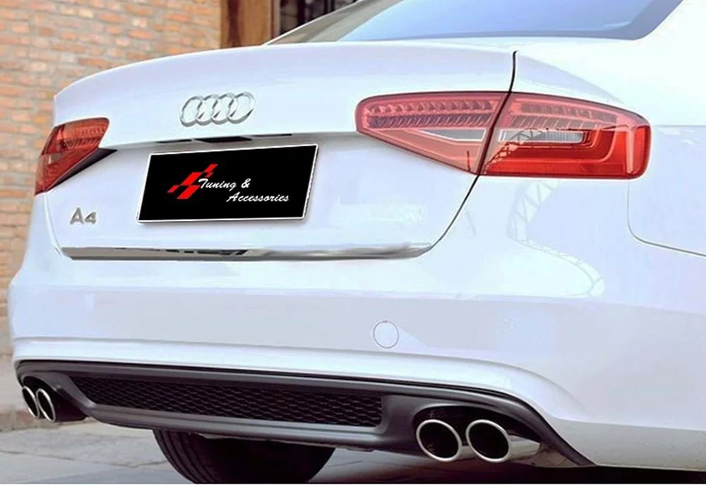 Audi A4 B8 2007-2015 рр. Дифузор заднього бампера DPT V2 (2012-2015)