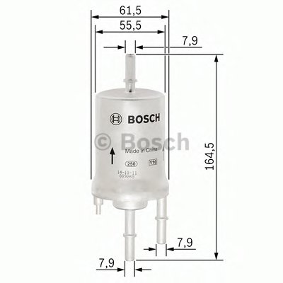 Паливний фільтр 0450905959 BOSCH для Volkswagen Jetta 2015–2020
