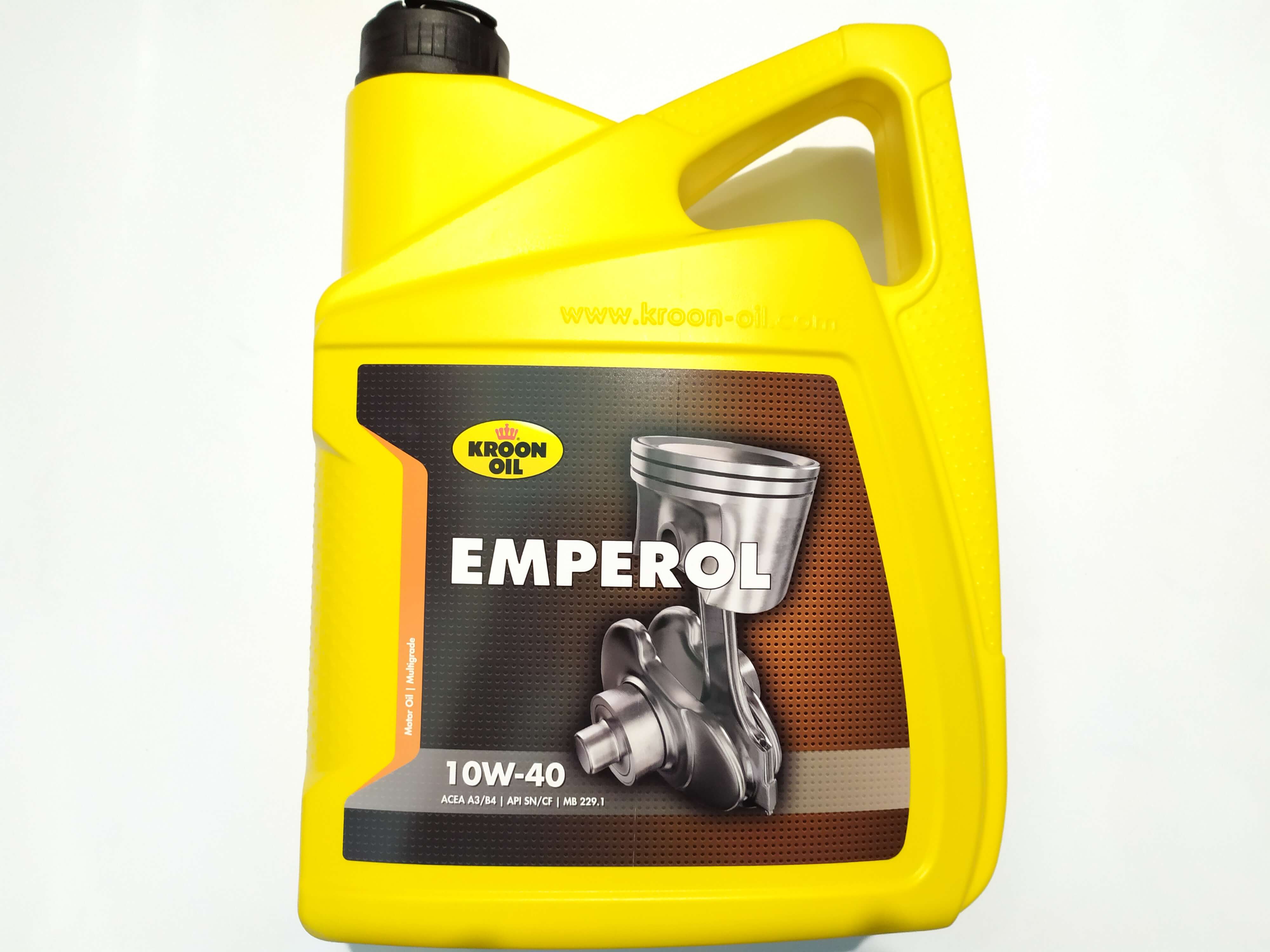 Олива моторна 10W-40 напівсинтетика 5 л KROON-OIL EMPEROL A3/B4 SN/CF 02335 KROON OIL для BMW 7 Series 2015–2020