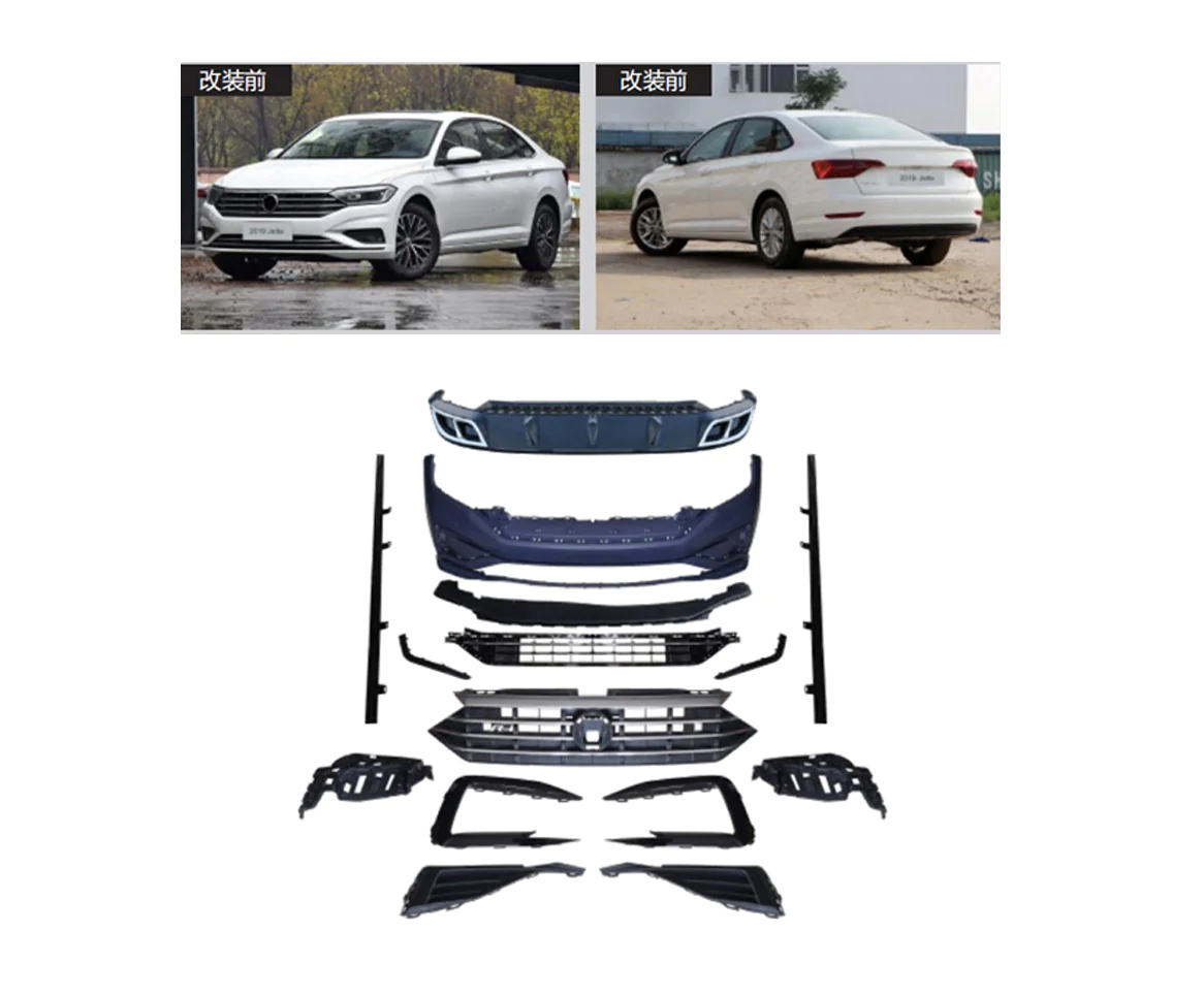 Volkswagen Jetta 2018- рр. Комплект обвісів R-Line (для 2018-2021)