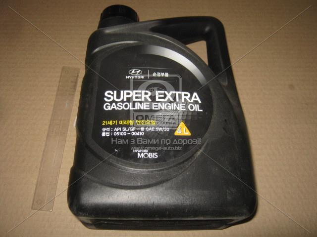 Олива моторна hyundai/kia super extra gasoline 5w-30, 4л. 0510000410 MOBIS для BMW 7 Series 2015–2020