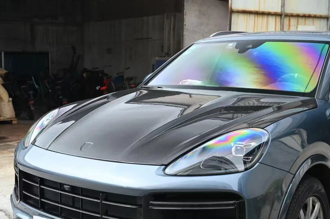 GBT Porsche Cayenne 2018- рр. Капот (карбон) для Porsche Cayenne 2018–2026 Кузов та оптика