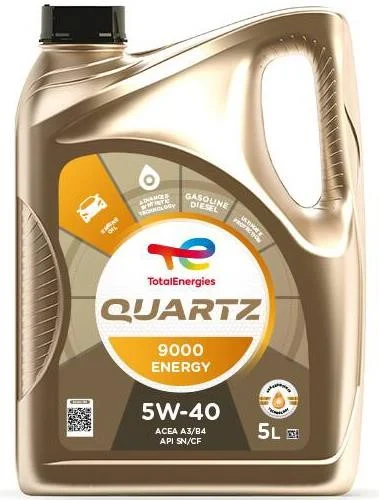 Інший Моторна олива TOTAL QUARTZ 9000 ENERGY 5W-40, 5л для Audi A4 2013–2015 Олива та рідини