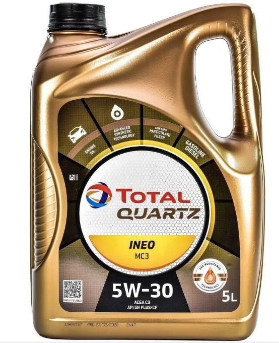 Інший Моторна олива Total QUARTZ INEO MC3 5W-30, 5л для Audi A4 2013–2015 Олива та рідини