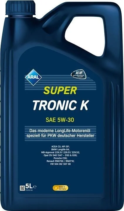 Інший Моторна олива Aral SuperTronic K 5W-30, 5л для Audi A4 2013–2015 Олива та рідини