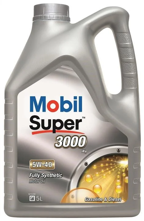 Моторна олива Mobil Super 3000 X1 5W-40, 5л для Audi A4 2013–2015 Олива та рідини