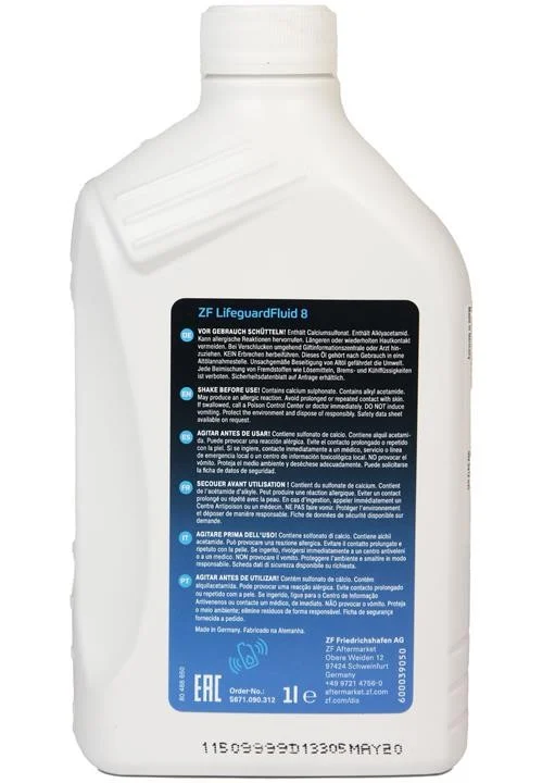 Олива трансмісійна ZF LifeGuardFluid 8, 1л для BMW X4 2015–2020