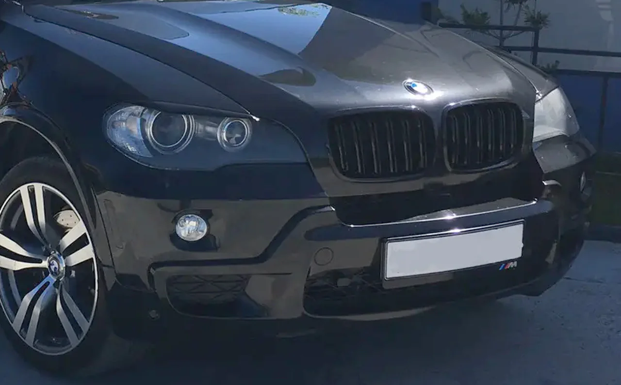 GBT BMW X5 E70 2007-2013 рр. Ніздрі M-Look (чорний глянець) для BMW X5 2007–2013 Кузов та оптика