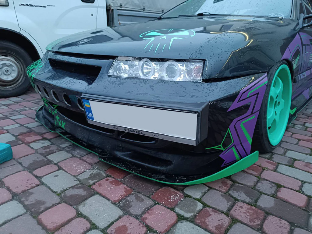 Digital Designs Універсальна підставка під номер на край бампера (пластик) для Volkswagen Jetta 2015–2026 Кузов та оптика