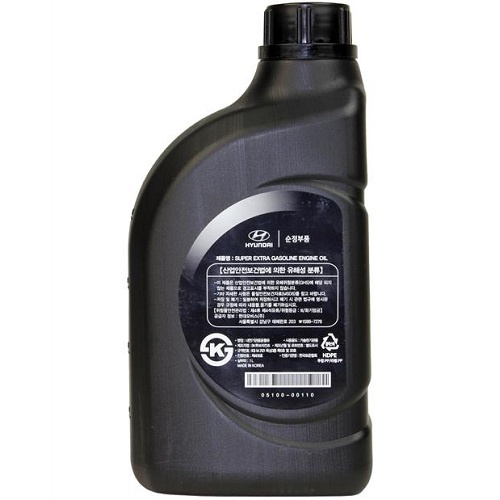 Олива моторна hyundai/kia super extra gasoline 5w30, 1л. 0510000110 MOBIS для BMW 7 Series 2015–2020