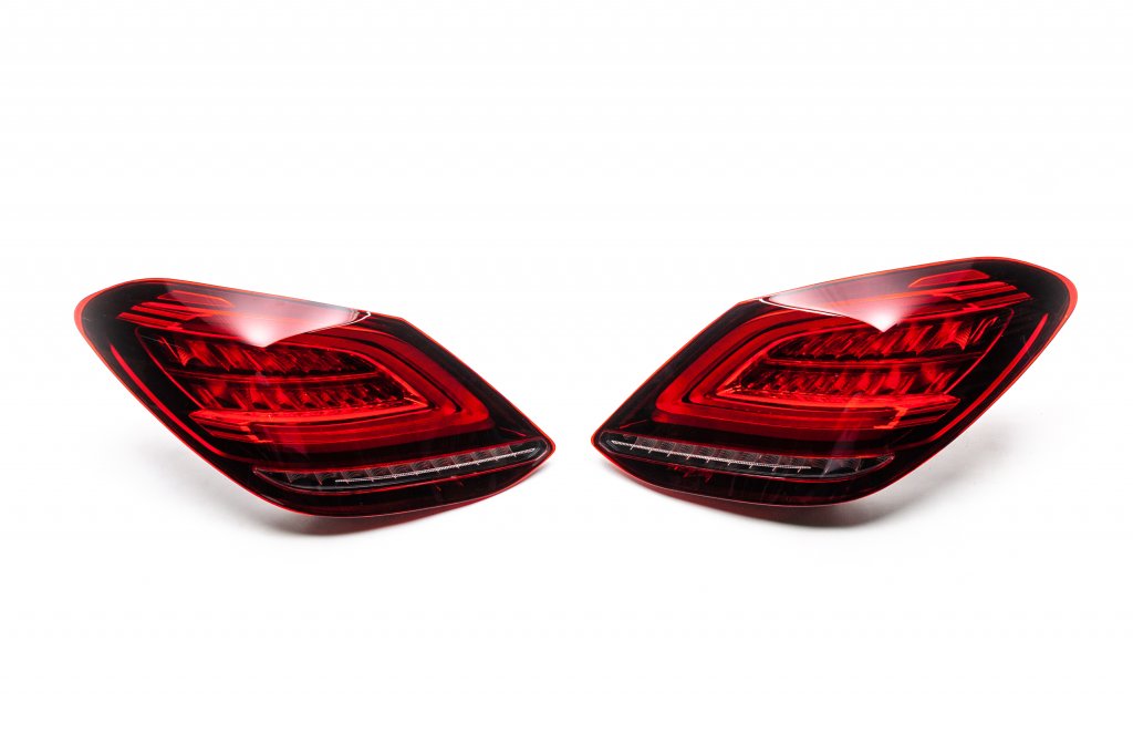 Cixtai Mercedes C-сlass W205 2014-2021 рр. Задні ліхтарі Рестайлінг (2 шт) для Mercedes-Benz GLB 2014–2021 Кузов та оптика