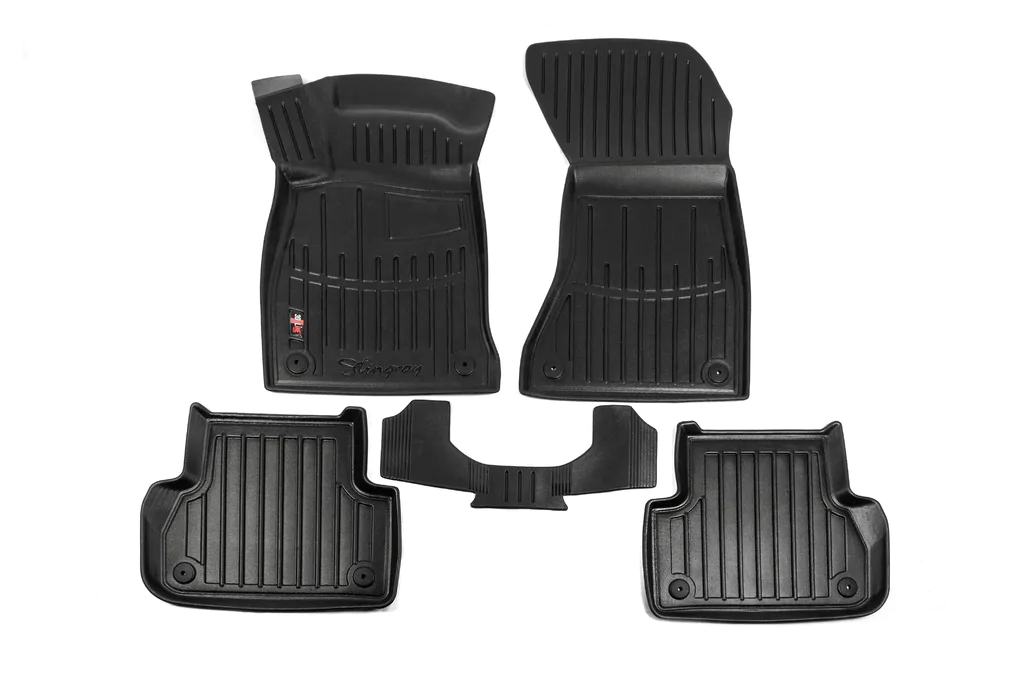 Інший Audi A4 B9 2015-2024 рр. Килимки Stingray 3D (5 шт, поліуретан) для Audi A4 2015–2024 Салон і комфорт