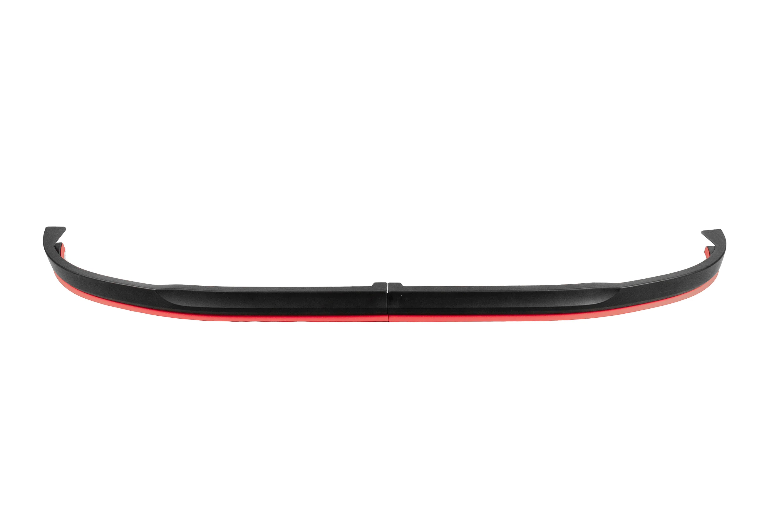 Універсальна передня Lip накладка DPT Red (ABS, чорний глянець) для Volkswagen Jetta 2015–2018 Кузов та оптика